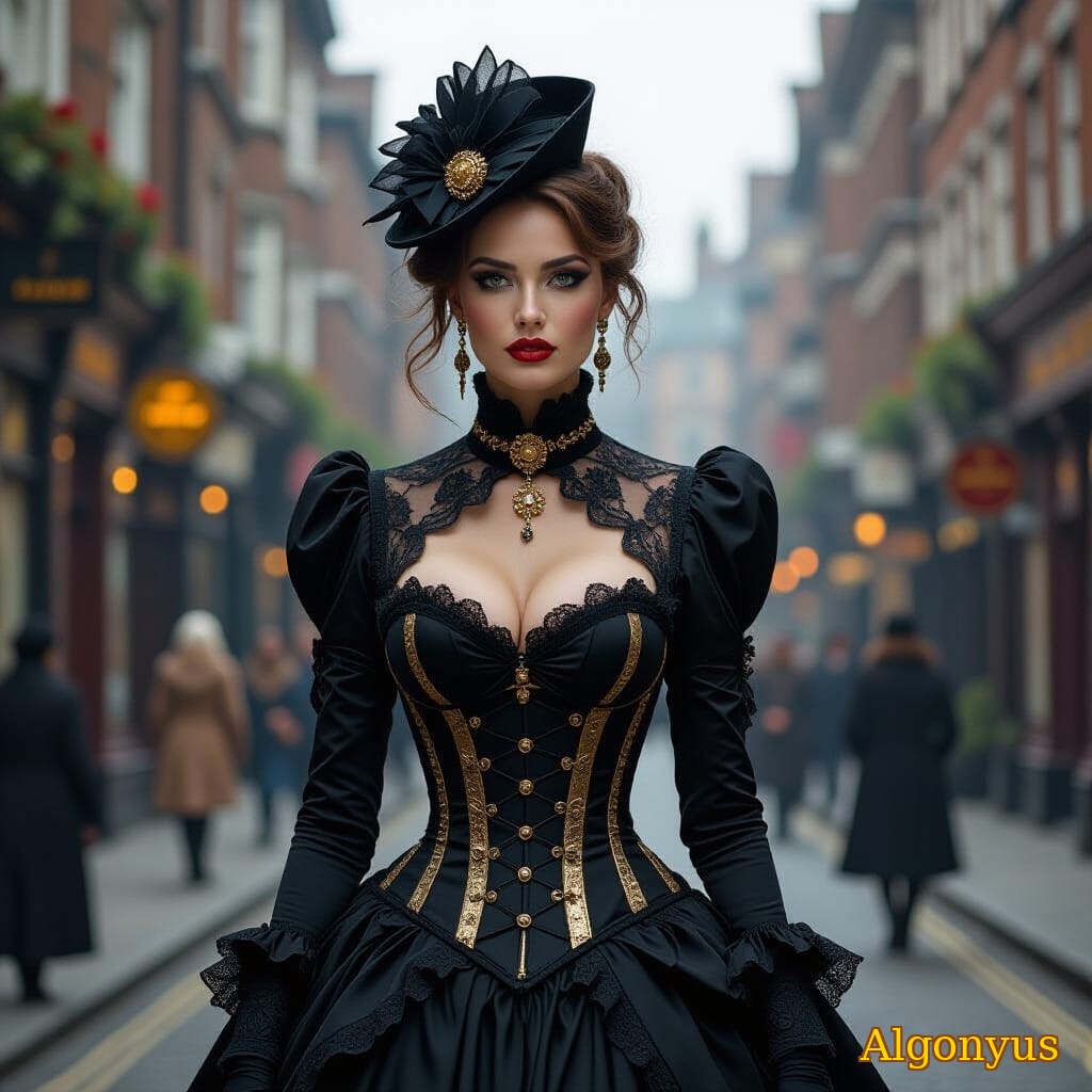 Gritty Glamour: Avant-Garde Steampunk Fashion