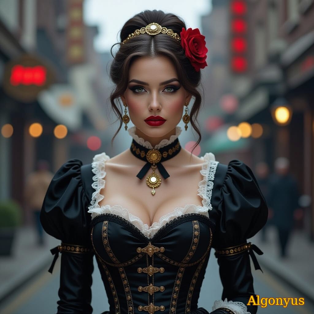 Gritty Glamour: Avant-Garde Steampunk Fashion