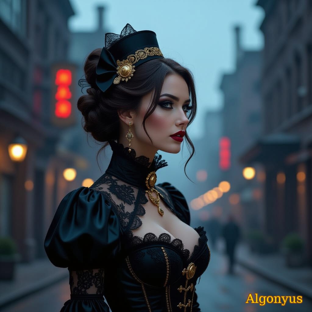 Gritty Glamour: Avant-Garde Steampunk Fashion