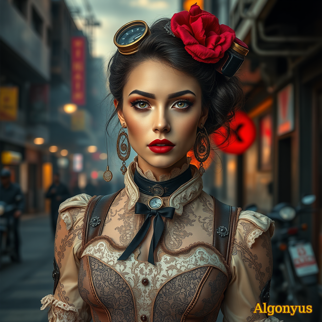 Gritty Glamour: Avant-Garde Steampunk Fashion
